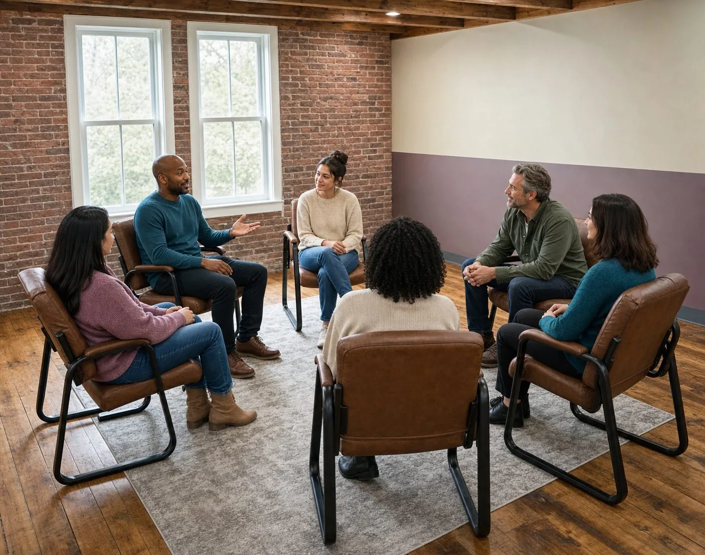 Group therapy room MVBH